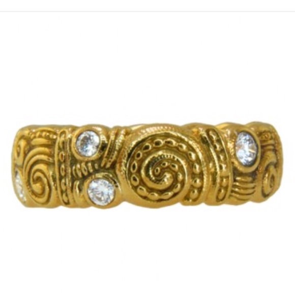 Alex Sepkus 18k Gold and Diamond Nautilus Band - Picture 5 of 6